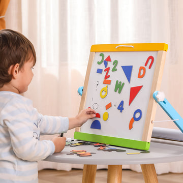 Magnetic Dry Erase and Chalk Board  w/Accessories