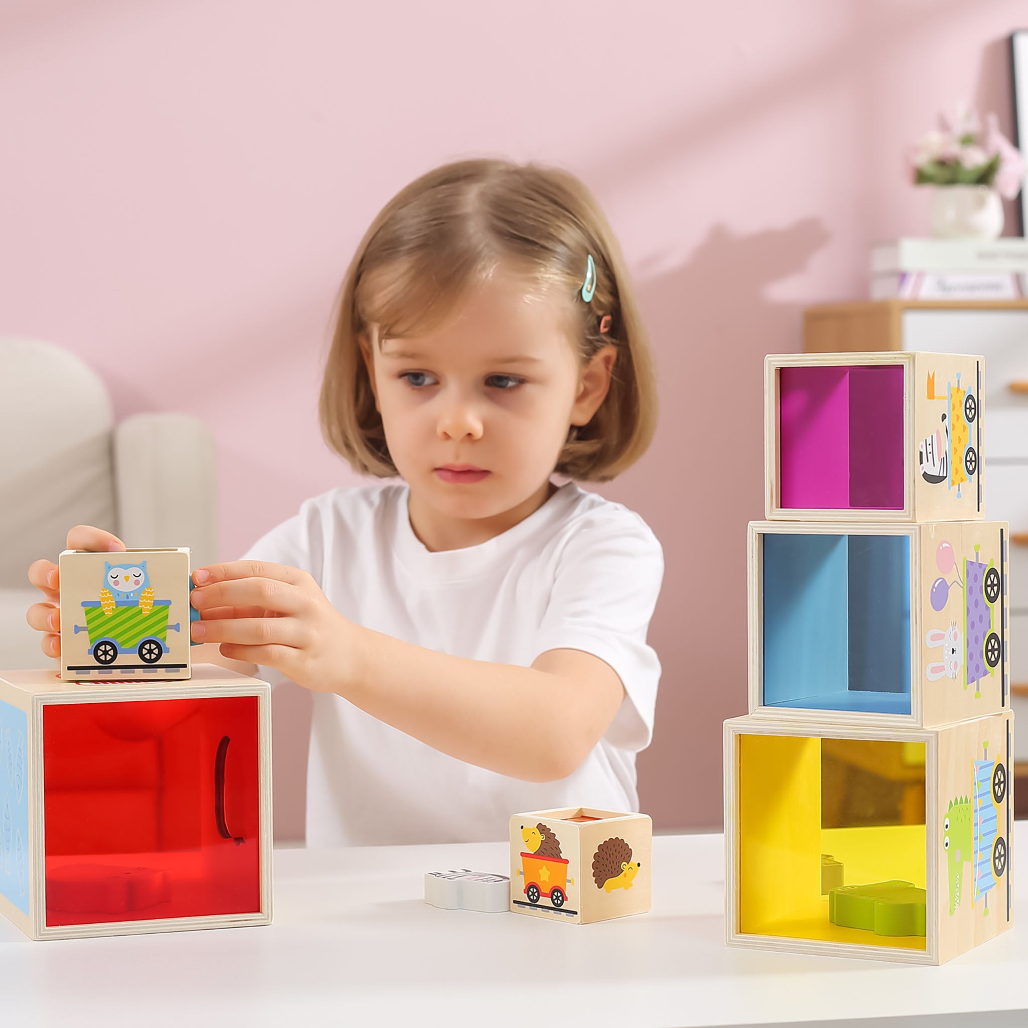 Nesting & Stacking Blocks: Explore, Learn, and Play