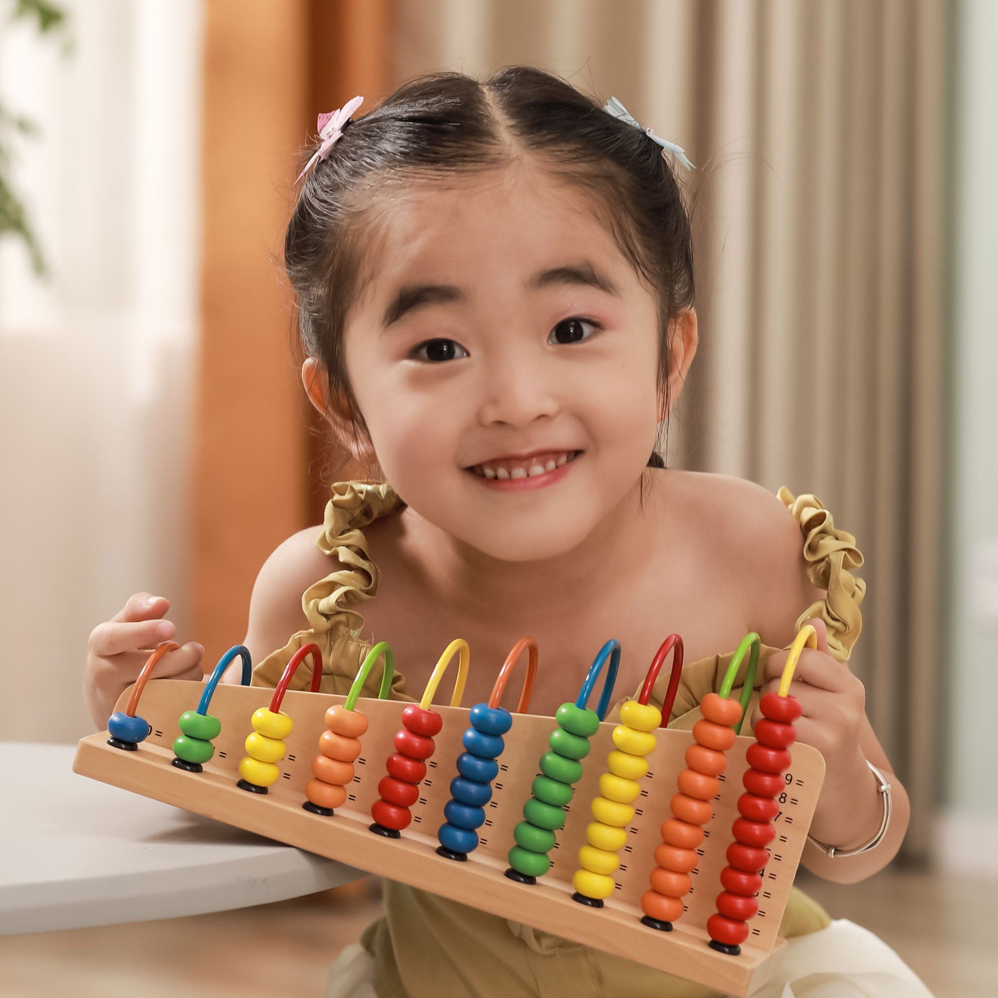 Math Playtime Adventure: A Fun and Interactive Wooden Bead Toy