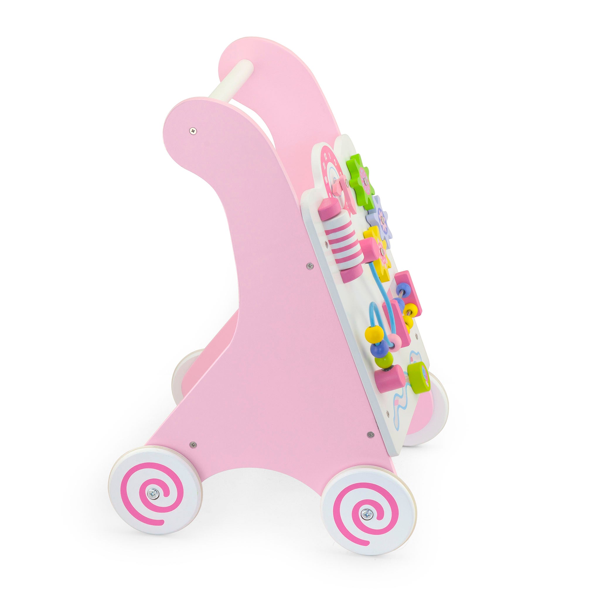 Exquisite Pink Power Baby Walker - Explore, Discover, and