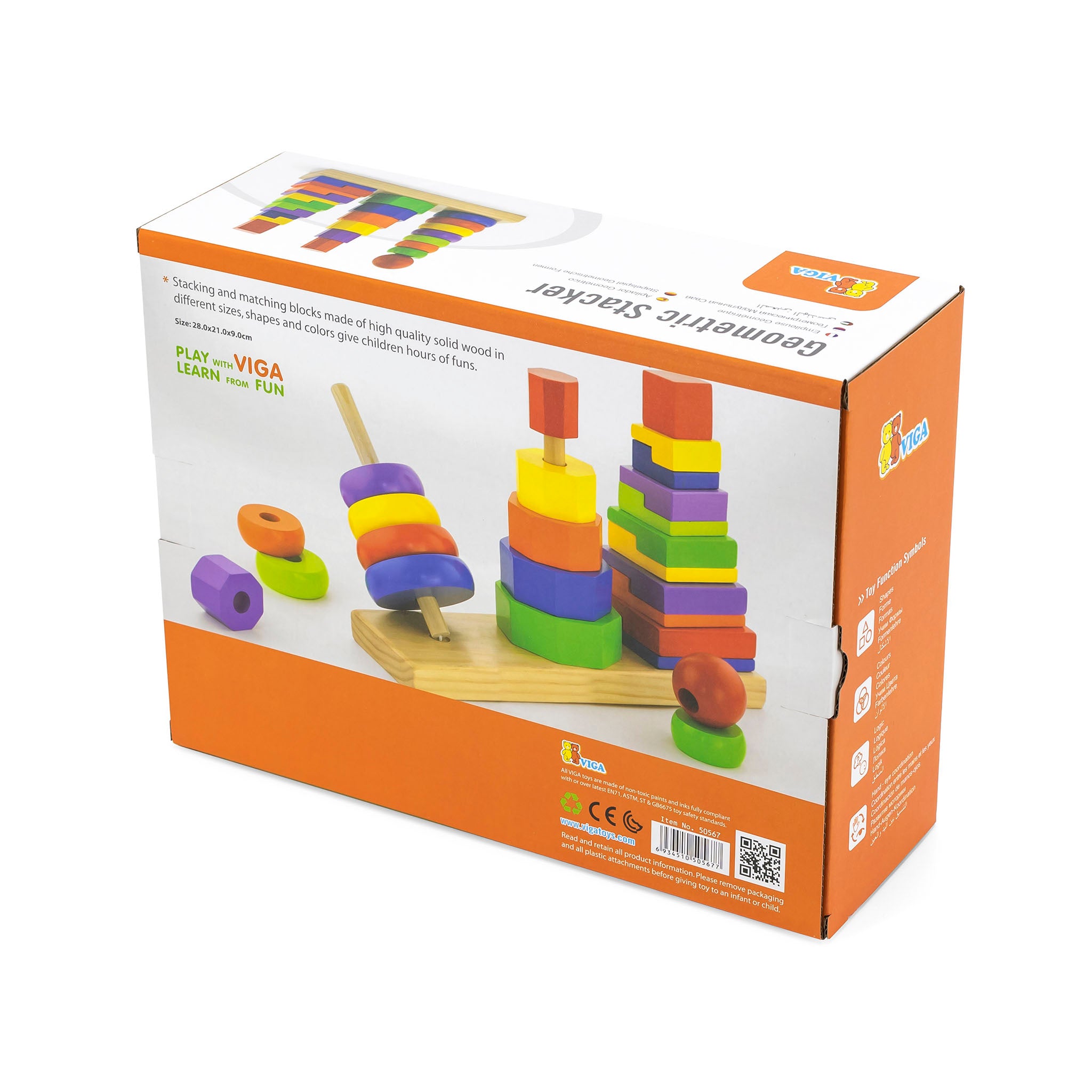 Discover and Create with Geometric Stacker - Kinderlife
