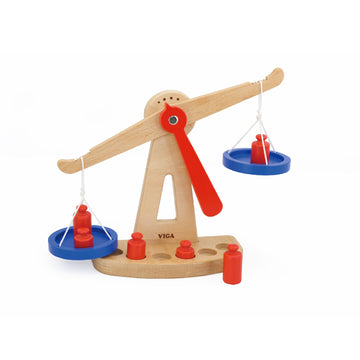 Premium Beech Wood Toy Scale for Hands-On Learning and Exploration