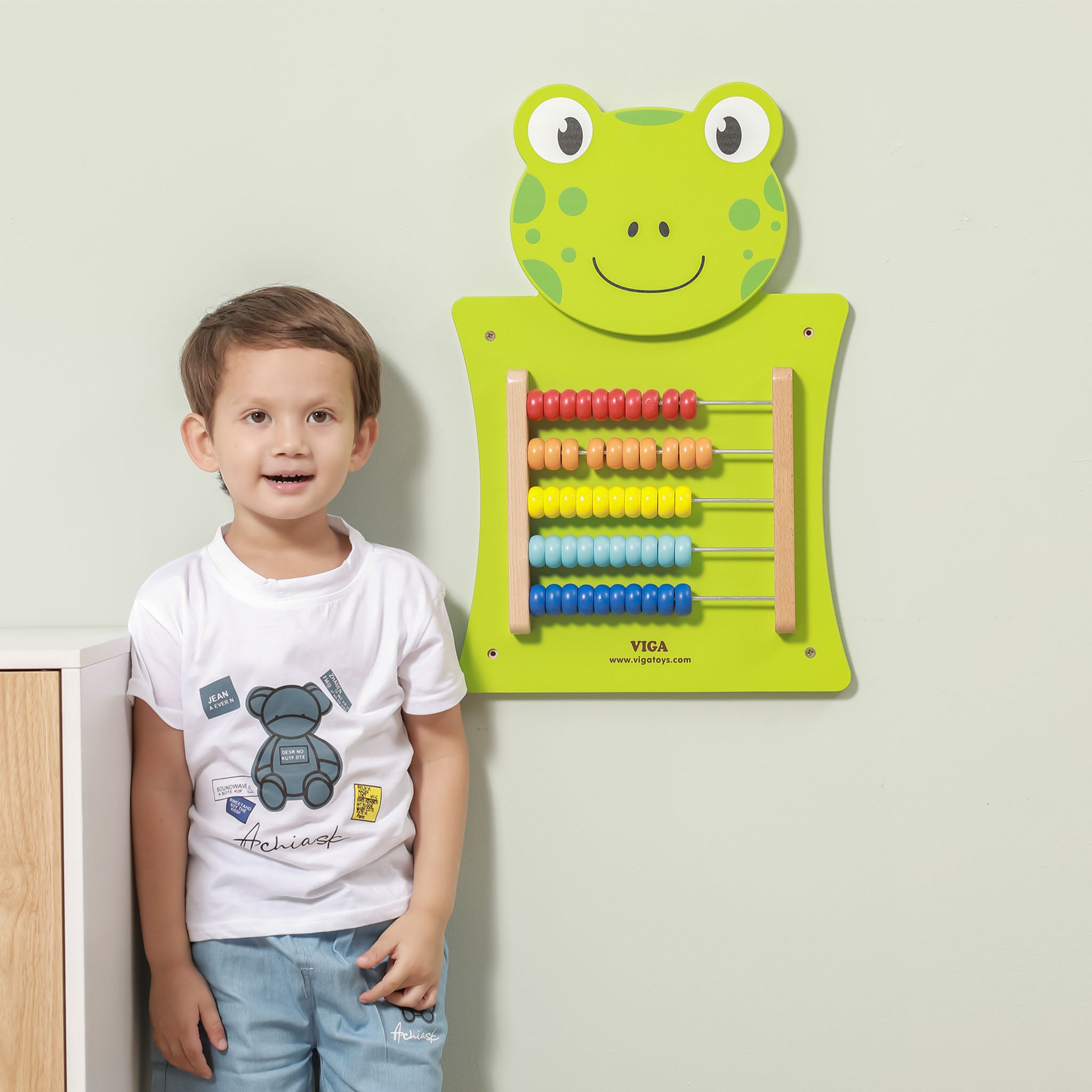 Count, Slide, Learn: The Wall Toy Abacus for Mathematical Adventures