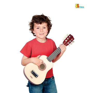 Joy of Music with Our Guitar with Plectrum - Perfect for Aspiring Young Musicians - Natural