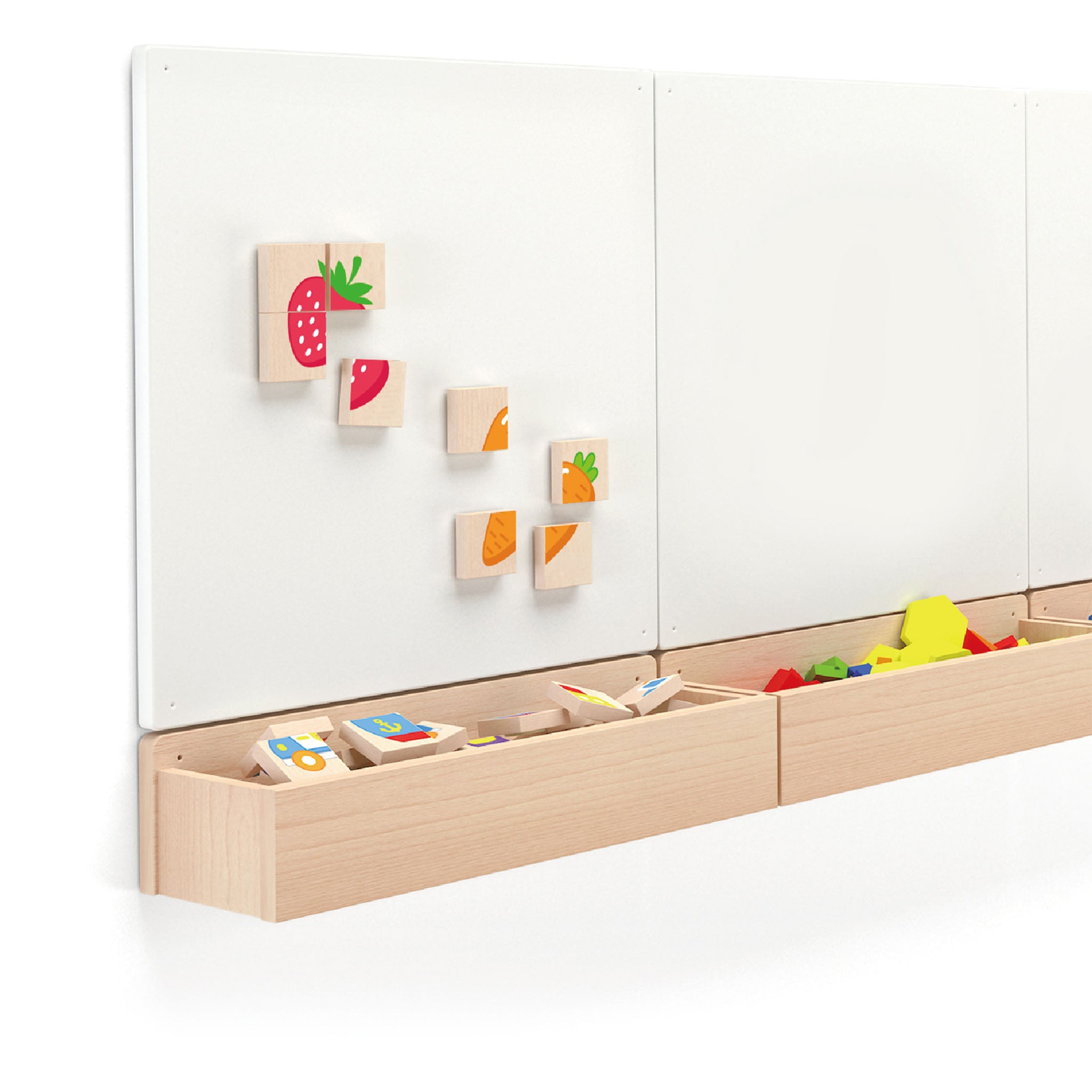 Engage Young Minds: Magnetic Block Sets for Endless Play & Learning - Fruits