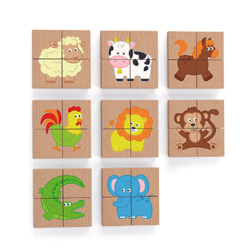 Engage Young Minds: Magnetic Block Sets for Endless Play & Learning - Animals