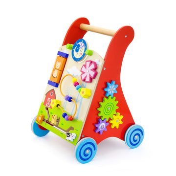 Interactive Baby Walker with Multiple Engaging Toys - Stimulate Senses and Support Early Development