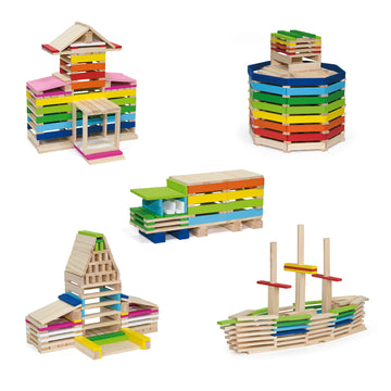 250-Piece Wooden Block Set - Unleash Creativity and Imagination in Endless Building Adventures