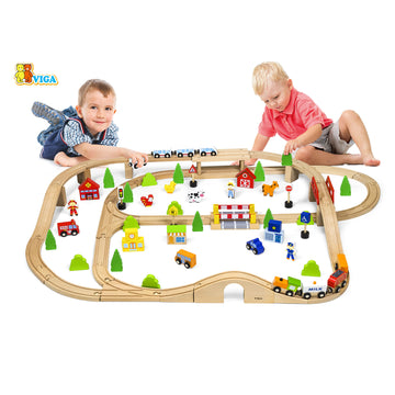 All Aboard! Explore the Exciting 90-Piece Train Set