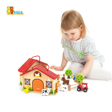 Rural Fun with Our Farm Play Set - Includes Animals, Tractor, and More