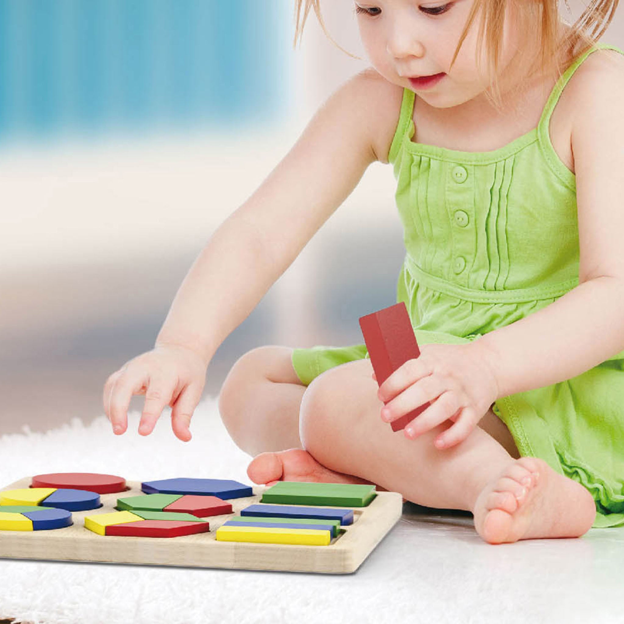 Educational Shape Block Puzzle for Little Learners