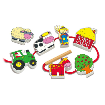 Lacing Farm Set - A Fun and Educational Toy for Little Hands