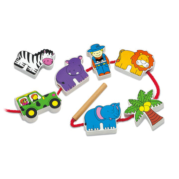 Lacing Blocks Zoo Set - A Wild Adventure of Fun and Learning